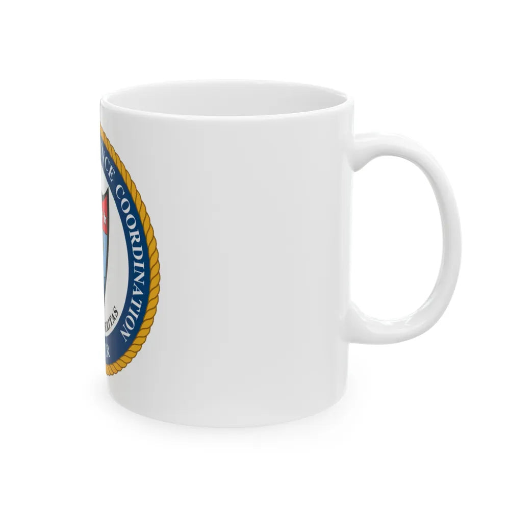 USCG Intelligence Coordination Ctr (U.S. Coast Guard) White Coffee Mug-Go Mug Yourself