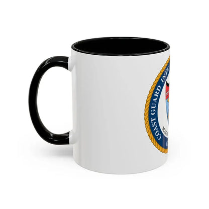 USCG Intelligence Coordination Ctr (U.S. Coast Guard) Accent Coffee Mug - Go Mug Yourself