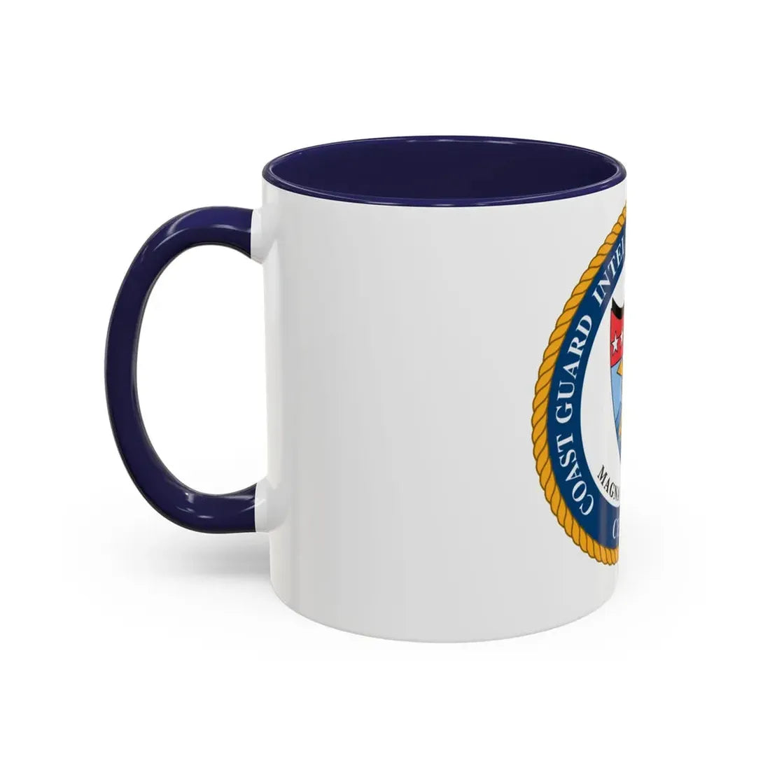 USCG Intelligence Coordination Ctr (U.S. Coast Guard) Accent Coffee Mug - Go Mug Yourself
