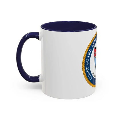 USCG Intelligence Coordination Ctr (U.S. Coast Guard) Accent Coffee Mug - Go Mug Yourself