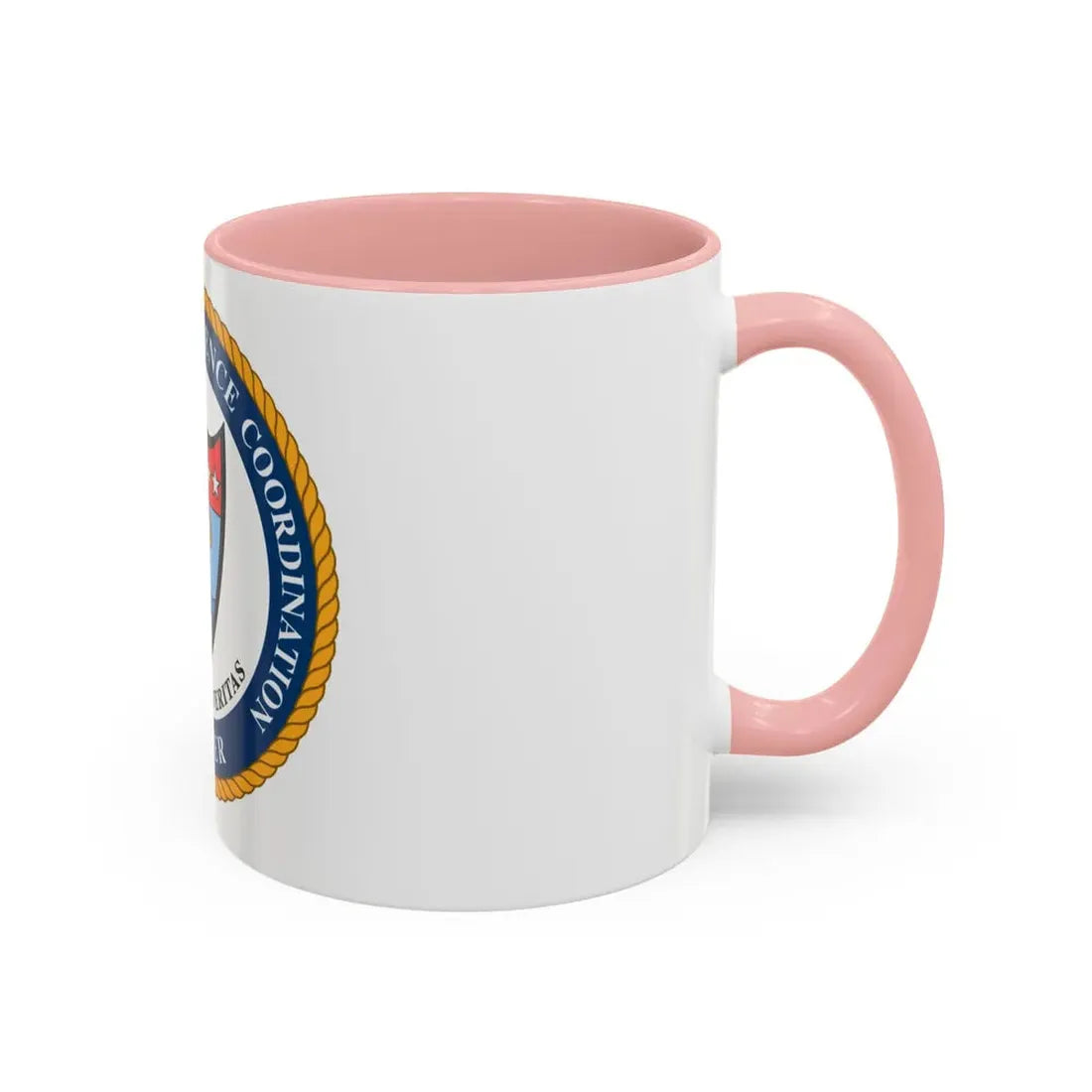 USCG Intelligence Coordination Ctr (U.S. Coast Guard) Accent Coffee Mug - Go Mug Yourself