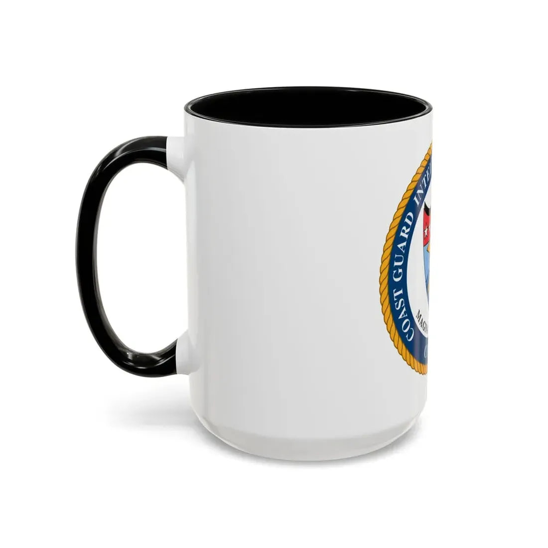 USCG Intelligence Coordination Ctr (U.S. Coast Guard) Accent Coffee Mug - Go Mug Yourself