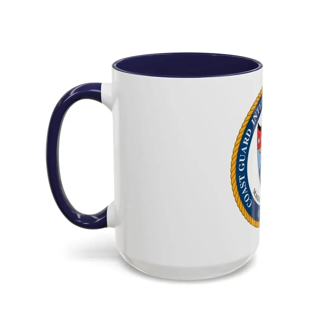 USCG Intelligence Coordination Ctr (U.S. Coast Guard) Accent Coffee Mug - Go Mug Yourself