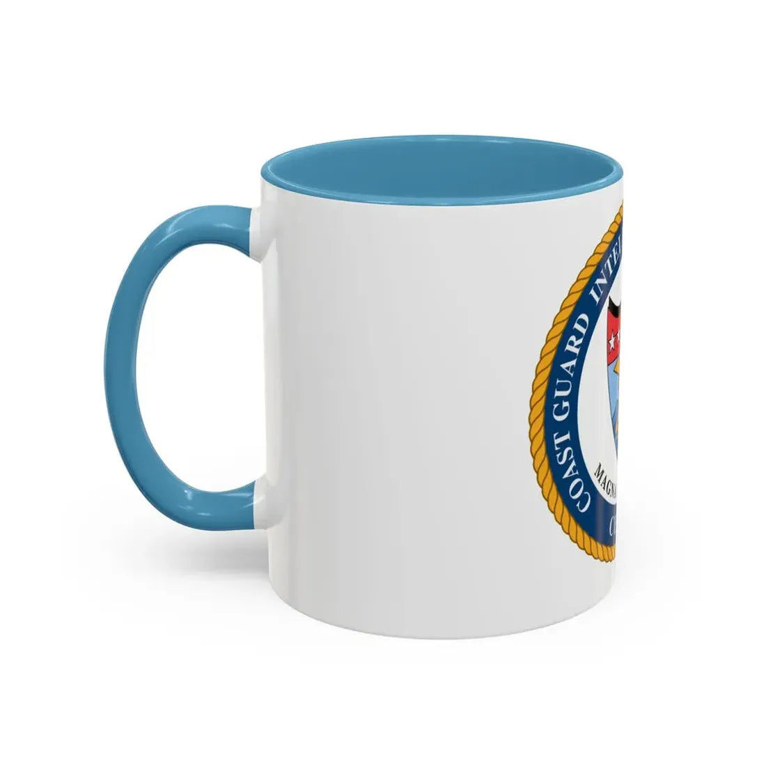 USCG Intelligence Coordination Ctr (U.S. Coast Guard) Accent Coffee Mug - Go Mug Yourself