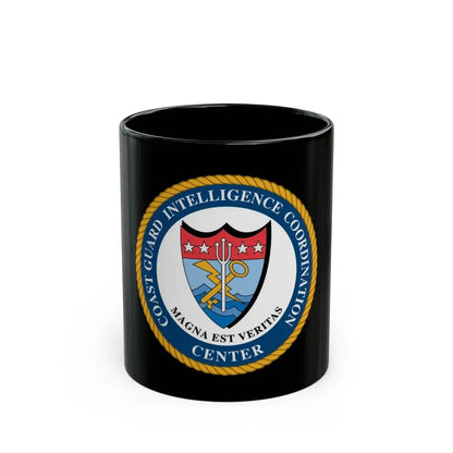USCG Intelligence Coordination Ctr (U.S. Coast Guard) Black Coffee Mug 11oz - Go Mug Yourself