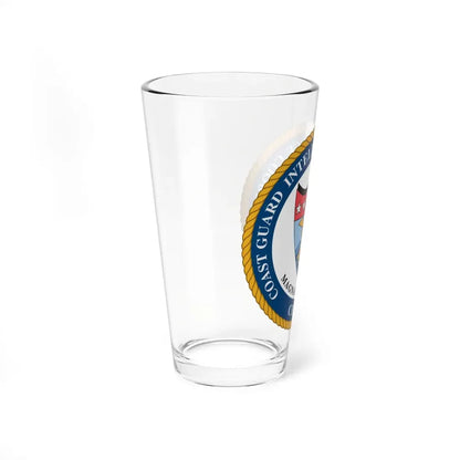 USCG Intelligence Coordination Ctr (U.S. Coast Guard) Pint Glass 16oz - Go Mug Yourself