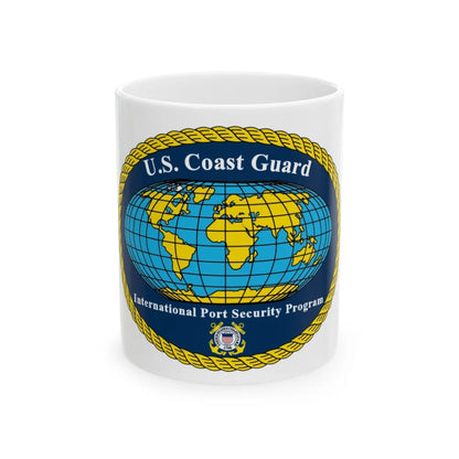 USCG International Port Security Program (U.S. Coast Guard) White Coffee Mug-11oz-Go Mug Yourself