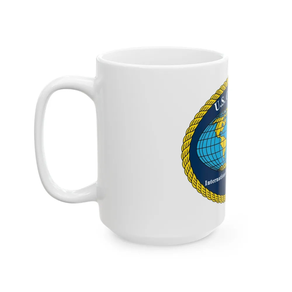 USCG International Port Security Program (U.S. Coast Guard) White Coffee Mug-Go Mug Yourself