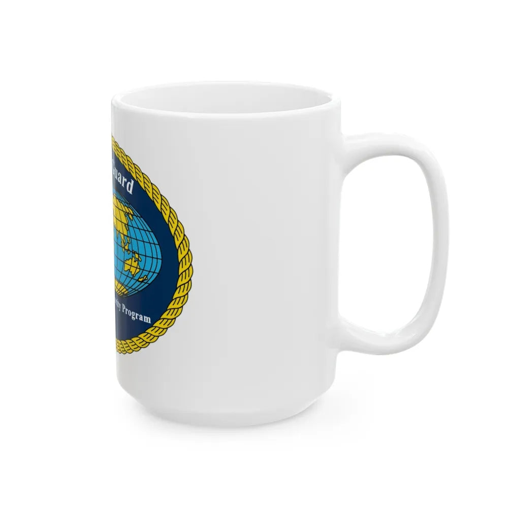 USCG International Port Security Program (U.S. Coast Guard) White Coffee Mug-Go Mug Yourself