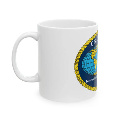 USCG International Port Security Program (U.S. Coast Guard) White Coffee Mug-Go Mug Yourself