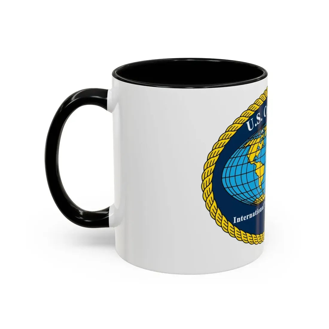 USCG International Port Security Program (U.S. Coast Guard) Accent Coffee Mug - Go Mug Yourself