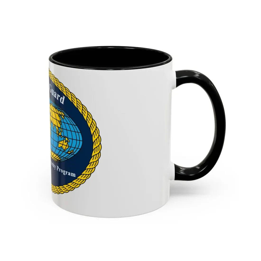 USCG International Port Security Program (U.S. Coast Guard) Accent Coffee Mug - Go Mug Yourself