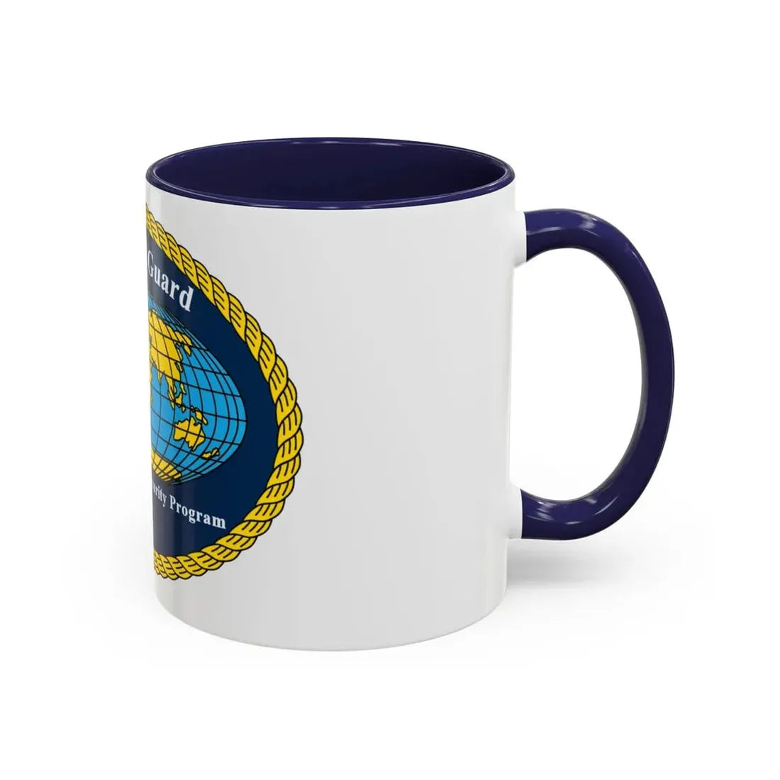 USCG International Port Security Program (U.S. Coast Guard) Accent Coffee Mug - Go Mug Yourself