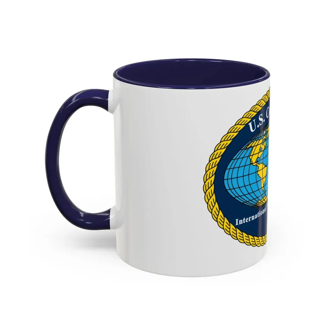 USCG International Port Security Program (U.S. Coast Guard) Accent Coffee Mug - Go Mug Yourself