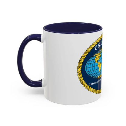 USCG International Port Security Program (U.S. Coast Guard) Accent Coffee Mug - Go Mug Yourself