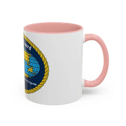 USCG International Port Security Program (U.S. Coast Guard) Accent Coffee Mug - Go Mug Yourself