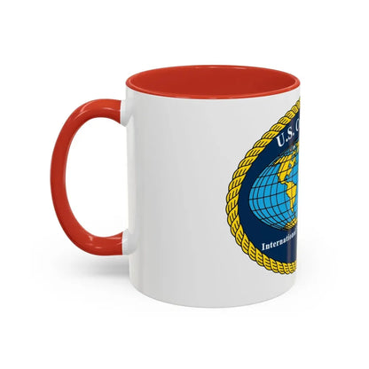 USCG International Port Security Program (U.S. Coast Guard) Accent Coffee Mug - Go Mug Yourself