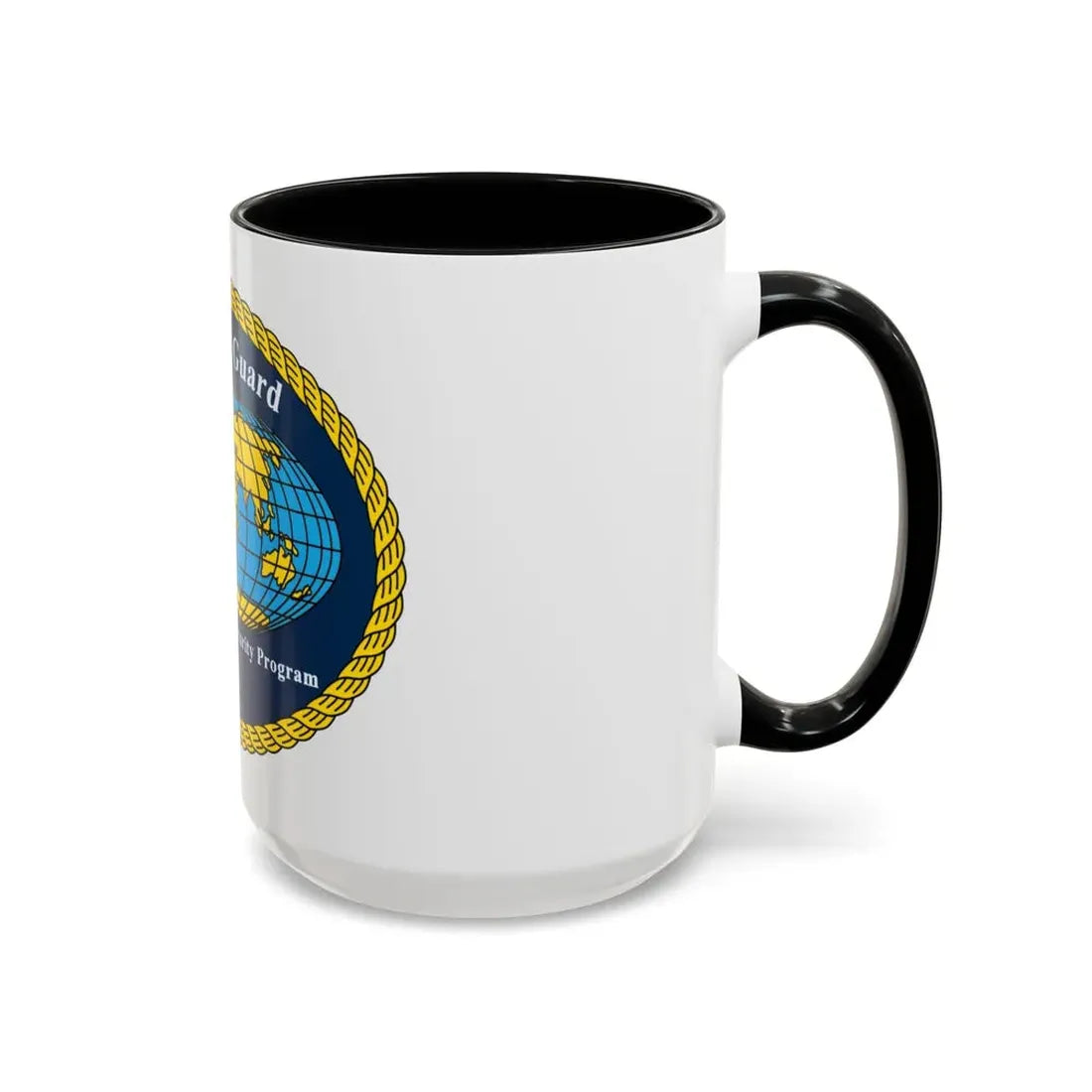 USCG International Port Security Program (U.S. Coast Guard) Accent Coffee Mug - Go Mug Yourself