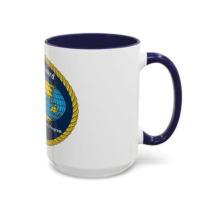 USCG International Port Security Program (U.S. Coast Guard) Accent Coffee Mug - Go Mug Yourself