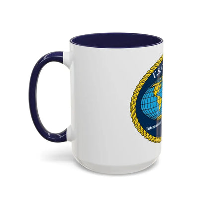 USCG International Port Security Program (U.S. Coast Guard) Accent Coffee Mug - Go Mug Yourself