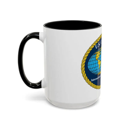 USCG International Port Security Program (U.S. Coast Guard) Accent Coffee Mug - Go Mug Yourself