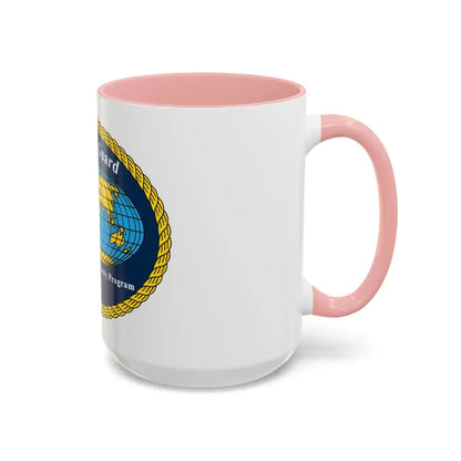 USCG International Port Security Program (U.S. Coast Guard) Accent Coffee Mug - Go Mug Yourself