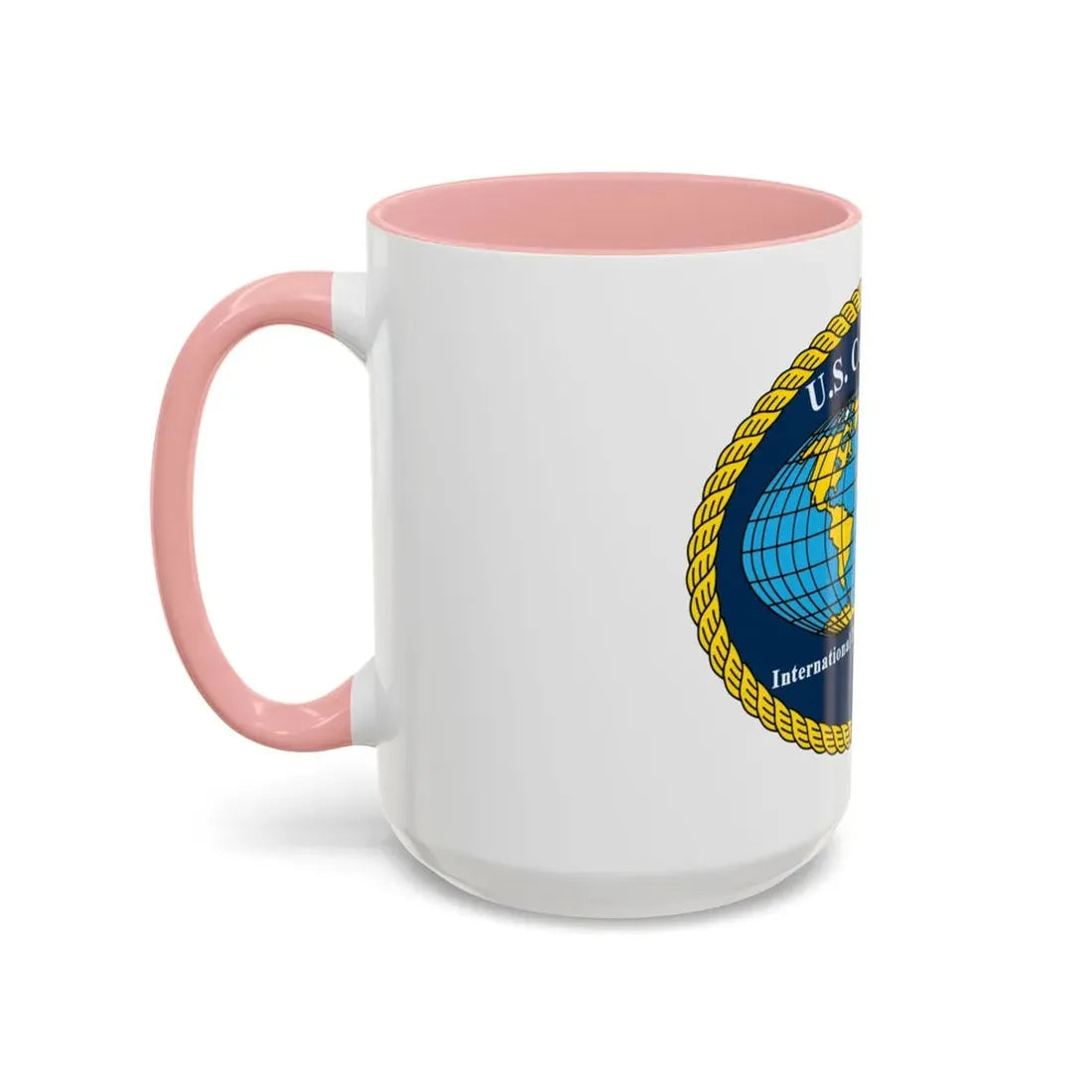 USCG International Port Security Program (U.S. Coast Guard) Accent Coffee Mug - Go Mug Yourself