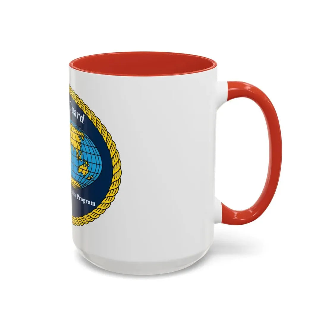 USCG International Port Security Program (U.S. Coast Guard) Accent Coffee Mug - Go Mug Yourself
