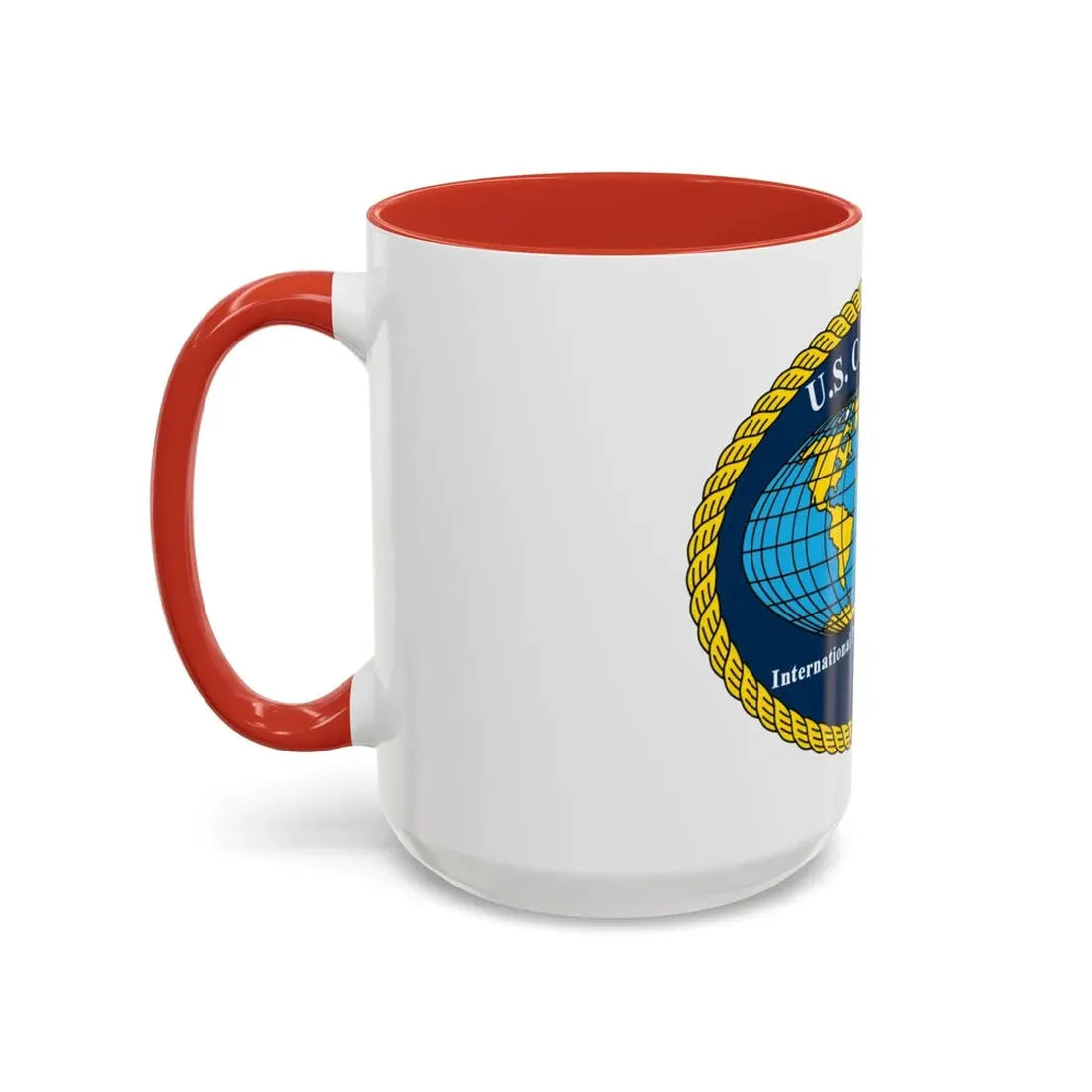 USCG International Port Security Program (U.S. Coast Guard) Accent Coffee Mug - Go Mug Yourself