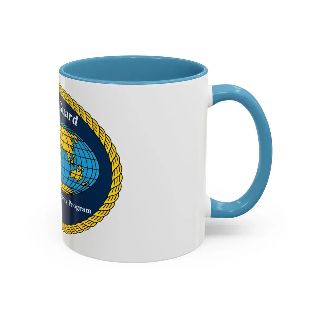 USCG International Port Security Program (U.S. Coast Guard) Accent Coffee Mug - Go Mug Yourself