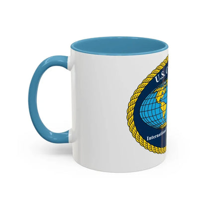 USCG International Port Security Program (U.S. Coast Guard) Accent Coffee Mug - Go Mug Yourself