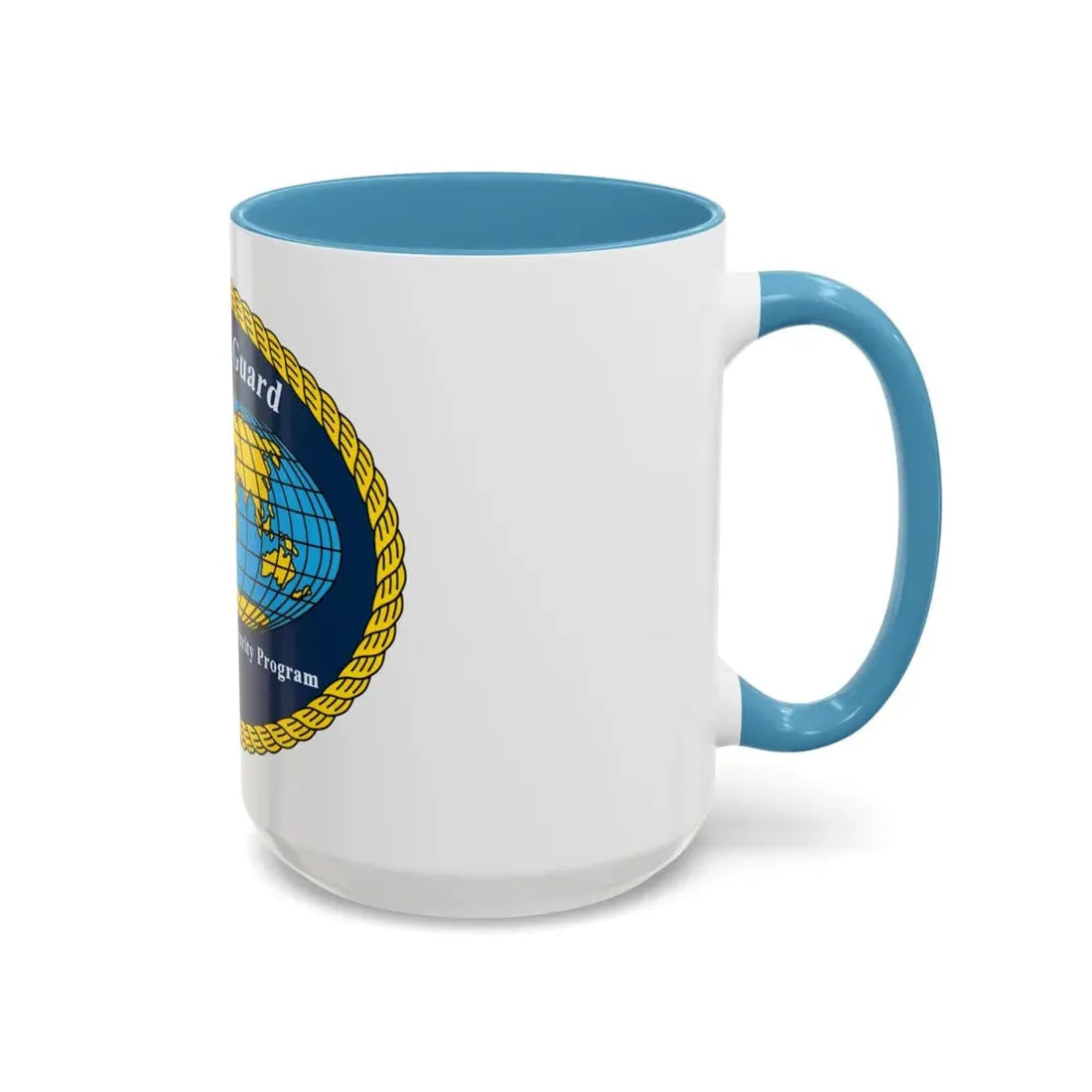 USCG International Port Security Program (U.S. Coast Guard) Accent Coffee Mug - Go Mug Yourself