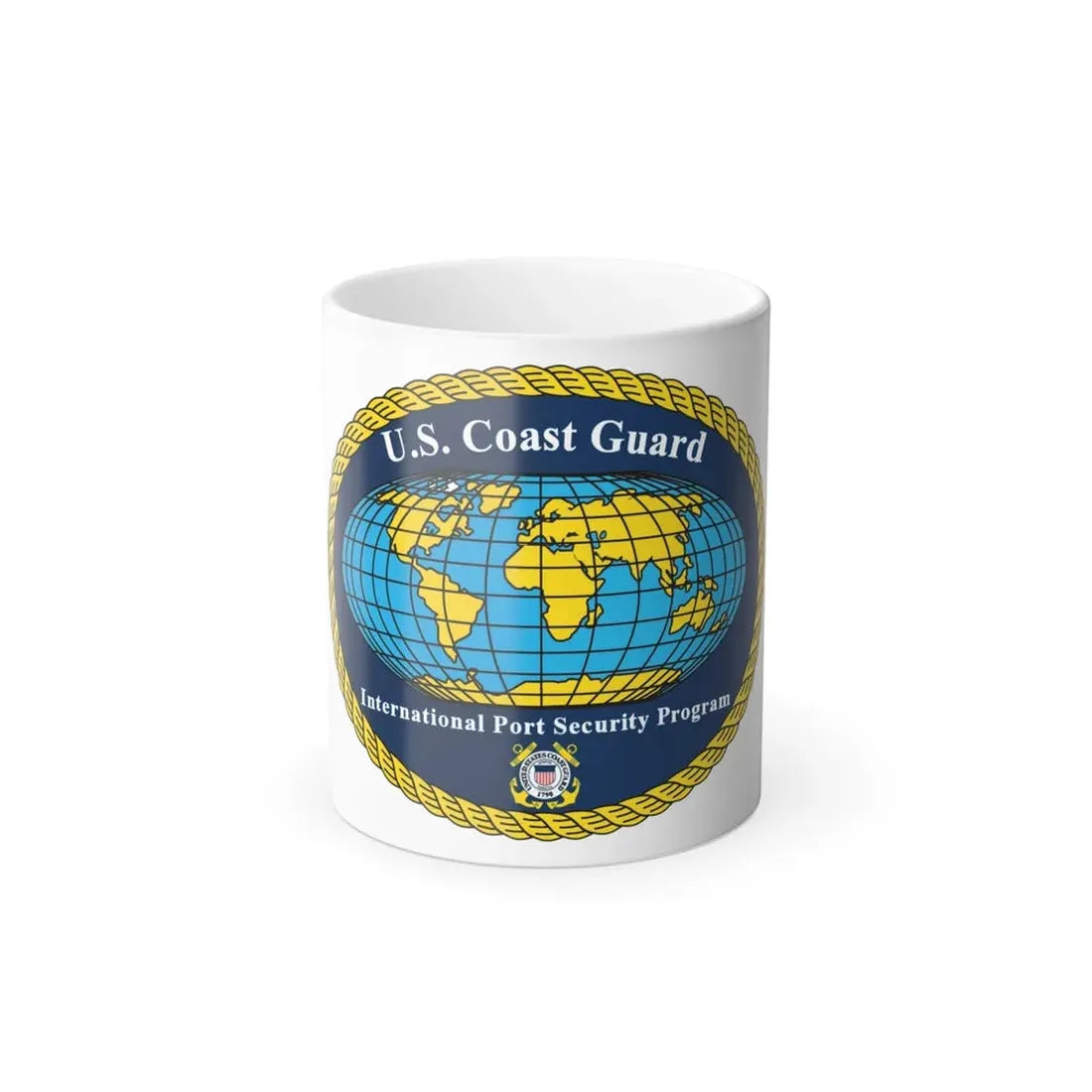 USCG International Port Security Program (U.S. Coast Guard) Color Changing Coffee Mug 11oz - Go Mug Yourself