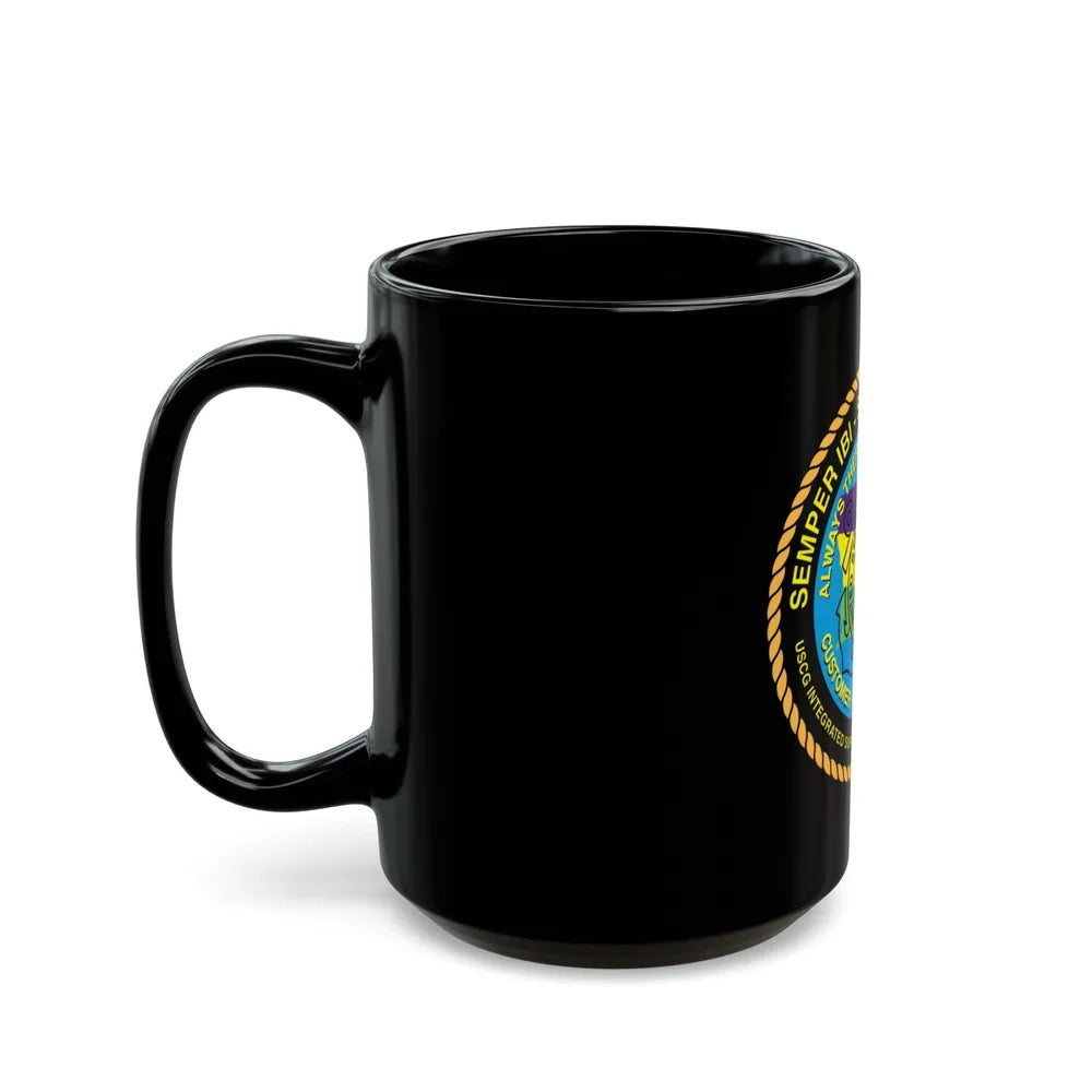 USCG ISC New Orleans (U.S. Coast Guard) Black Coffee Mug-Go Mug Yourself