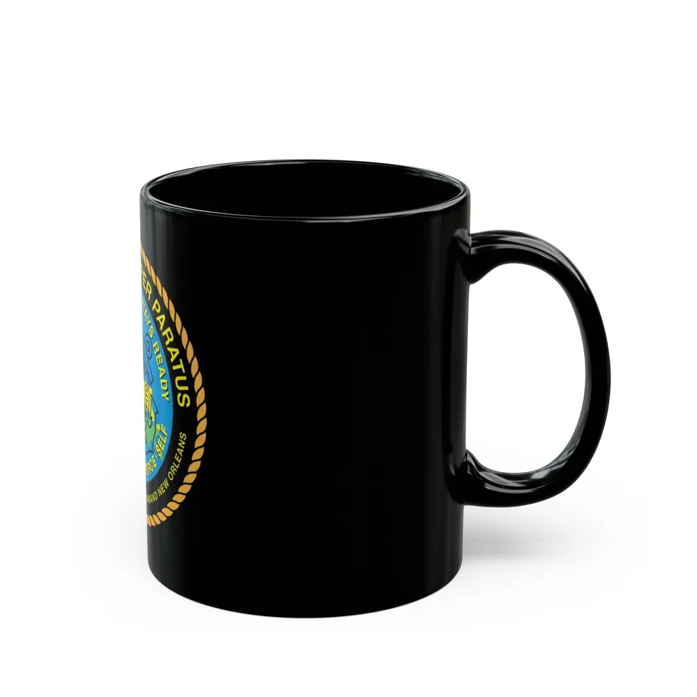 USCG ISC New Orleans (U.S. Coast Guard) Black Coffee Mug-Go Mug Yourself