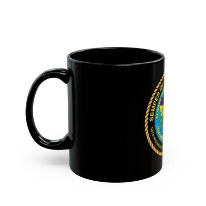 USCG ISC New Orleans (U.S. Coast Guard) Black Coffee Mug-Go Mug Yourself