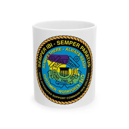 USCG ISC New Orleans (U.S. Coast Guard) White Coffee Mug-11oz-Go Mug Yourself