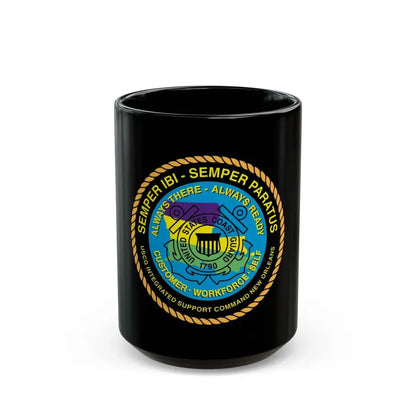 USCG ISC New Orleans (U.S. Coast Guard) Black Coffee Mug 15oz - Go Mug Yourself