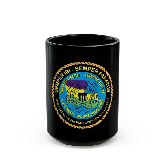 USCG ISC New Orleans (U.S. Coast Guard) Black Coffee Mug 15oz - Go Mug Yourself
