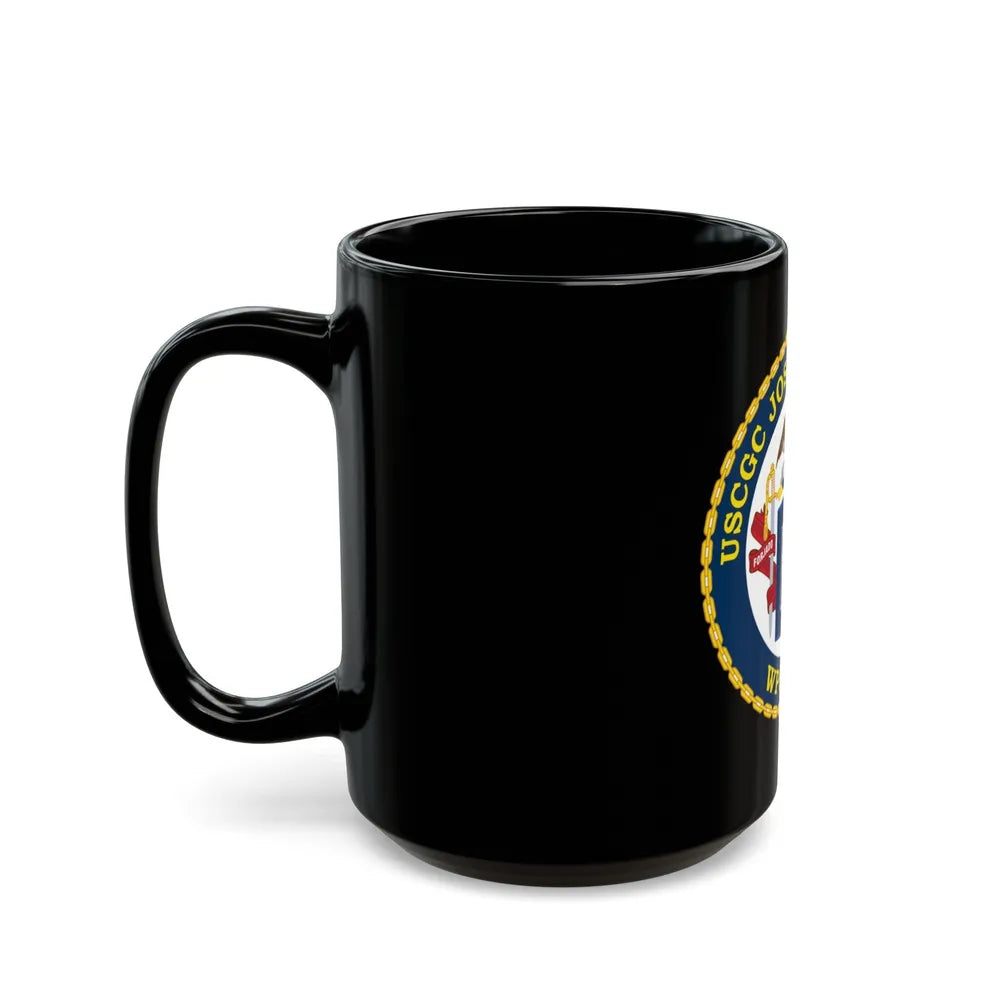 USCG Joseph Tezanos WPC 1118 (U.S. Coast Guard) Black Coffee Mug-Go Mug Yourself