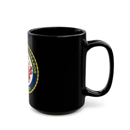 USCG Joseph Tezanos WPC 1118 (U.S. Coast Guard) Black Coffee Mug-Go Mug Yourself