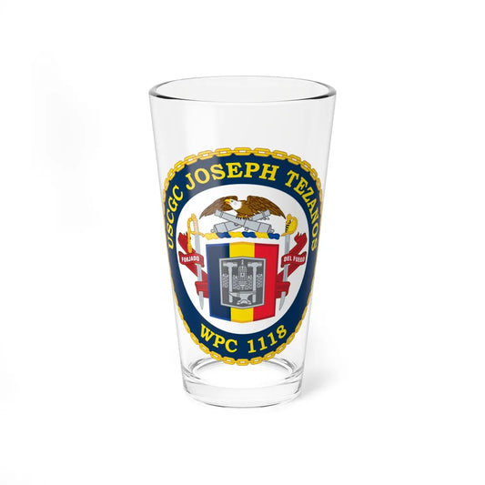 USCG Joseph Tezanos WPC 1118 (U.S. Coast Guard) Pint Glass 16oz-16oz-Go Mug Yourself