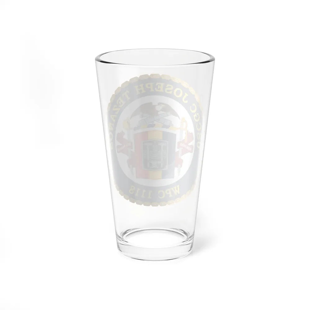 USCG Joseph Tezanos WPC 1118 (U.S. Coast Guard) Pint Glass 16oz-Go Mug Yourself