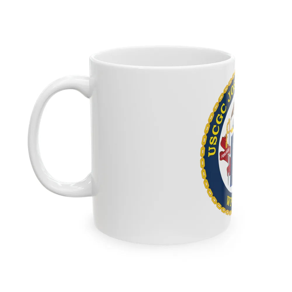 USCG Joseph Tezanos WPC 1118 (U.S. Coast Guard) White Coffee Mug-Go Mug Yourself