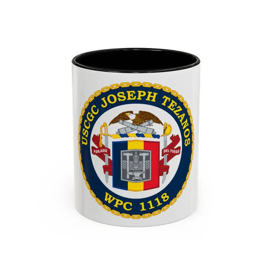 USCG Joseph Tezanos WPC 1118 (U.S. Coast Guard) Accent Coffee Mug 11oz Black - Go Mug Yourself