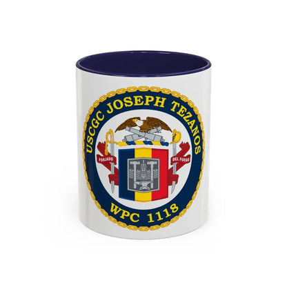 USCG Joseph Tezanos WPC 1118 (U.S. Coast Guard) Accent Coffee Mug 11oz Navy - Go Mug Yourself