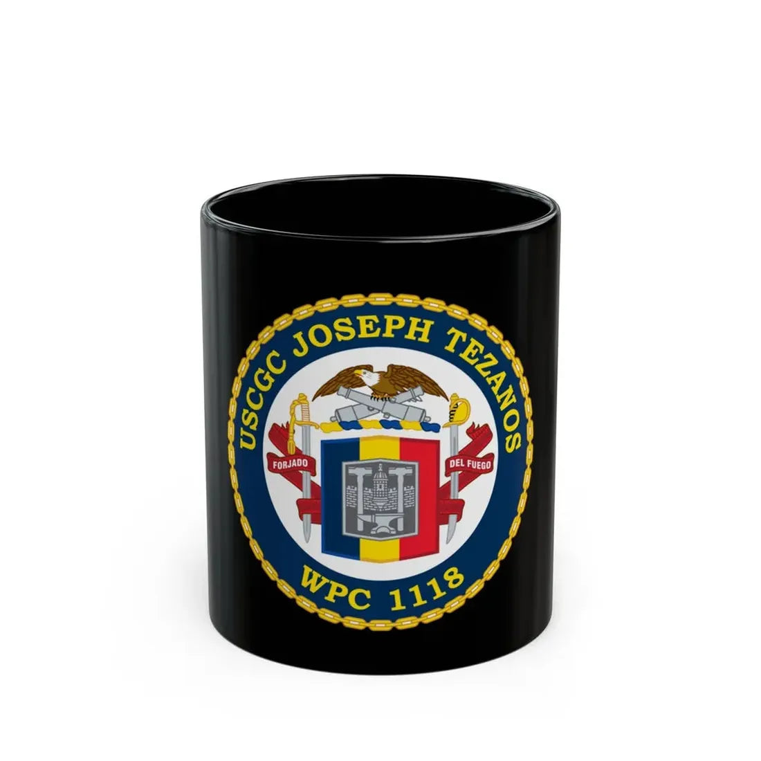 USCG Joseph Tezanos WPC 1118 (U.S. Coast Guard) Black Coffee Mug - Go Mug Yourself