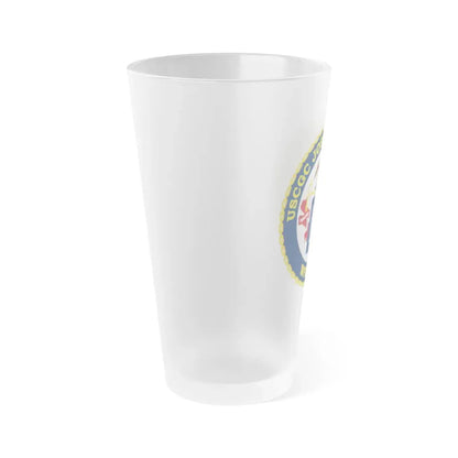 USCG Joseph Tezanos WPC 1118 (U.S. Coast Guard) Frosted Pint Glass 16oz - Go Mug Yourself