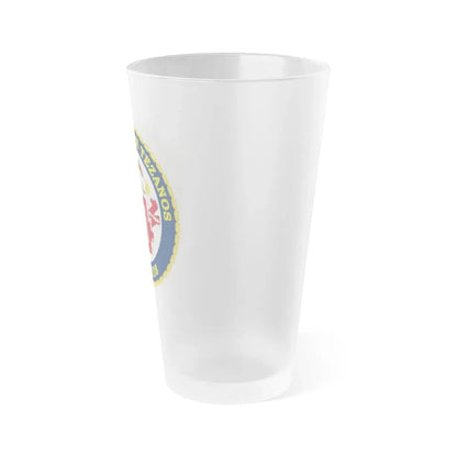 USCG Joseph Tezanos WPC 1118 (U.S. Coast Guard) Frosted Pint Glass 16oz - Go Mug Yourself