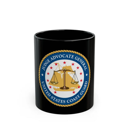 USCG Judge Advocate General (U.S. Coast Guard) Black Coffee Mug-11oz-Go Mug Yourself